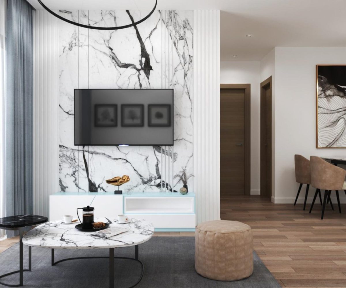 Nội Thất Chung Cư Berriver Nguyễn Văn Cừ – 70m2 – 2PN