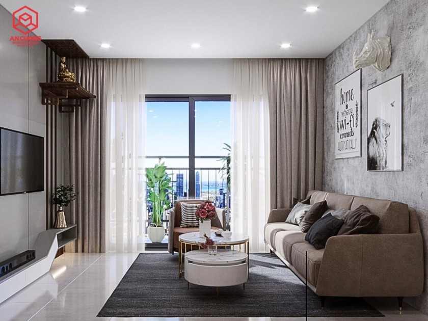 Thiết kế nội thất chung cư The Zei – 92m2 – 3PN