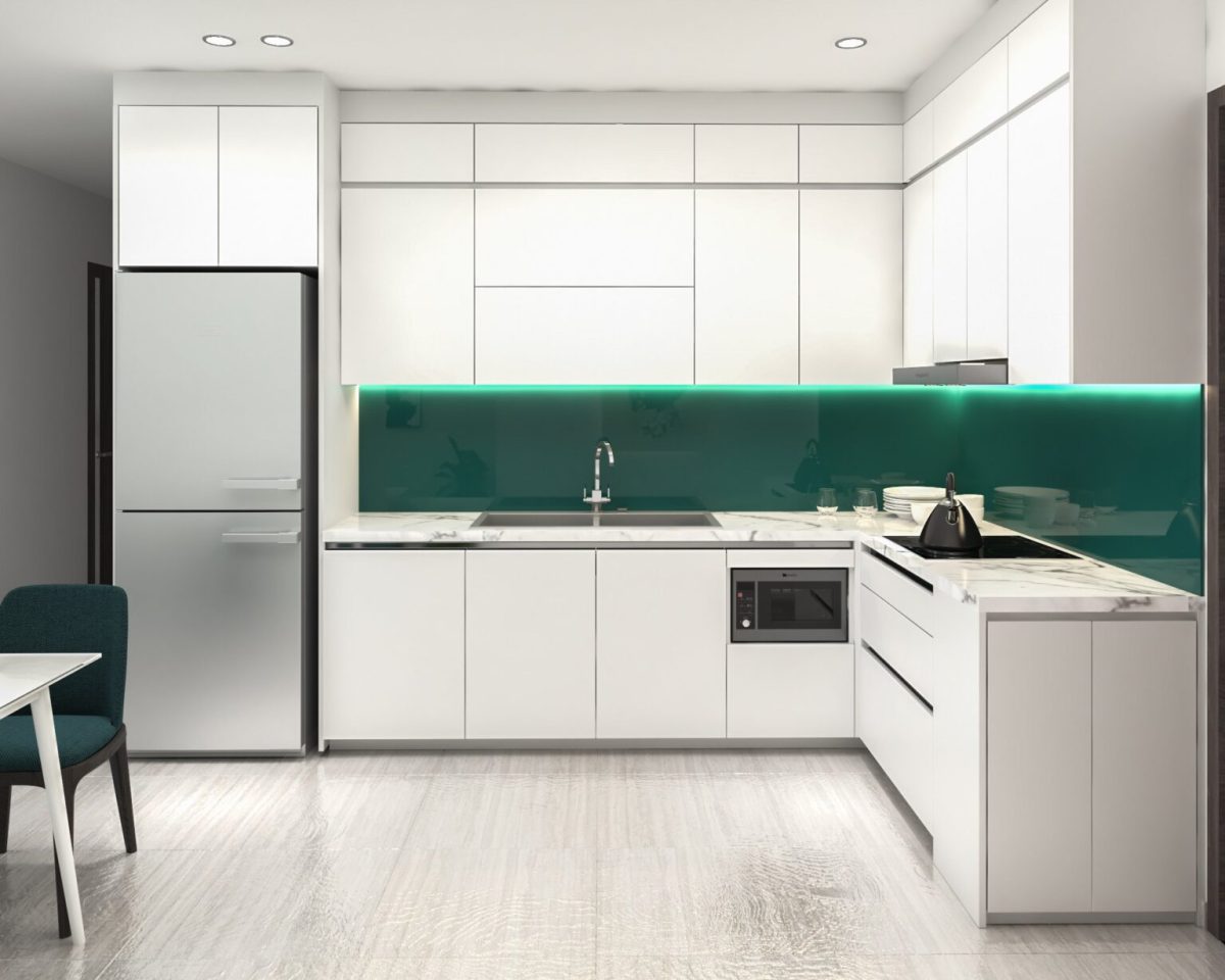 Tủ Bếp Gỗ Công Nghiệp Cao Cấp