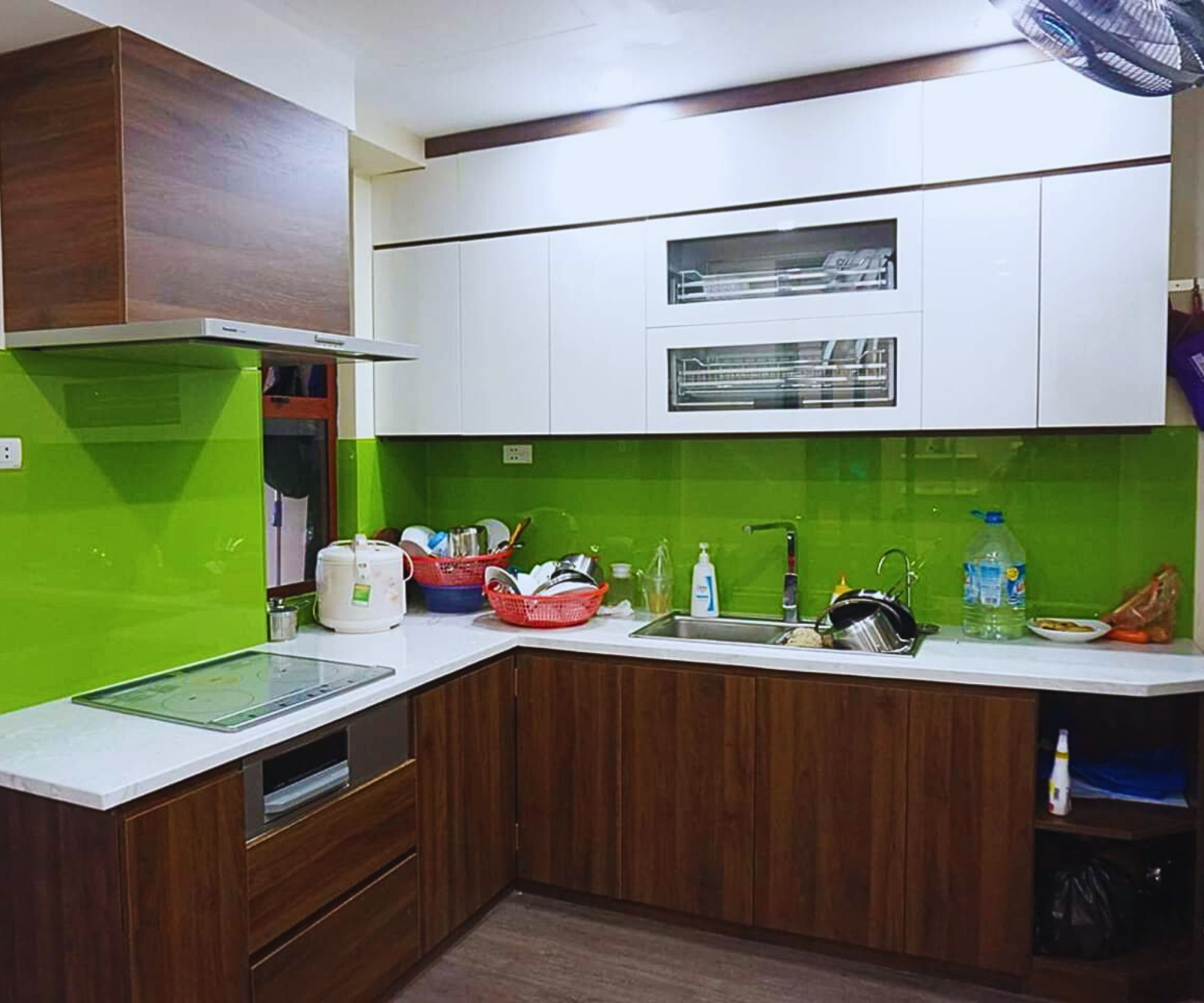 Tủ Bếp Gỗ Công Nghiệp Hiện Đại