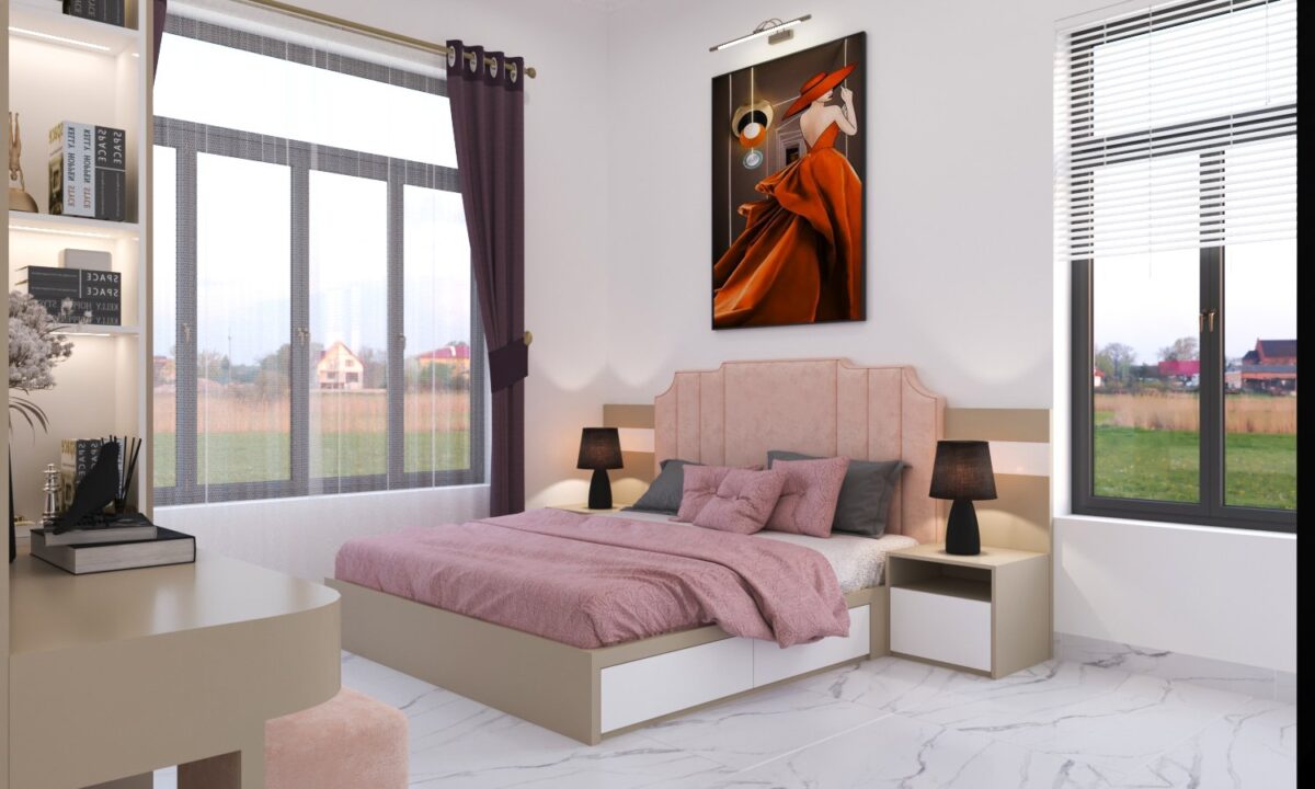Bộ Nội Thất Phòng Ngủ 14m2 - Nội Thất An Cường