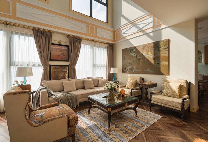 Căn hộ thông tầng với chiếc áo 3 tỷ đồng