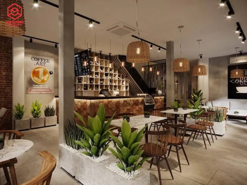Các mẫu thiết kế thi công quán cafe trọn gói hót nhất 2025