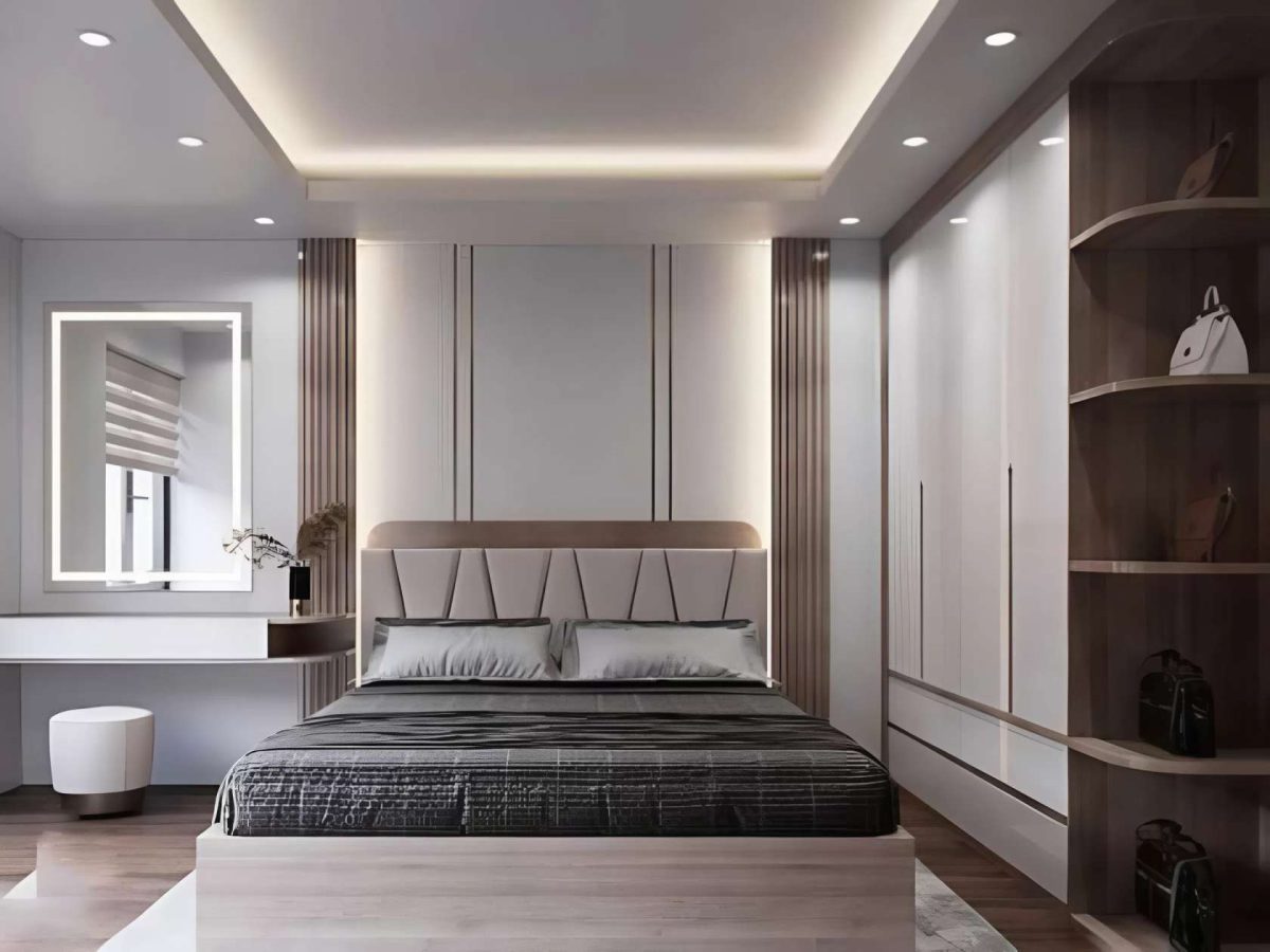 Thiết kế chung cư 3 phòng ngủ cho gia đình 4 người đẹp 2025