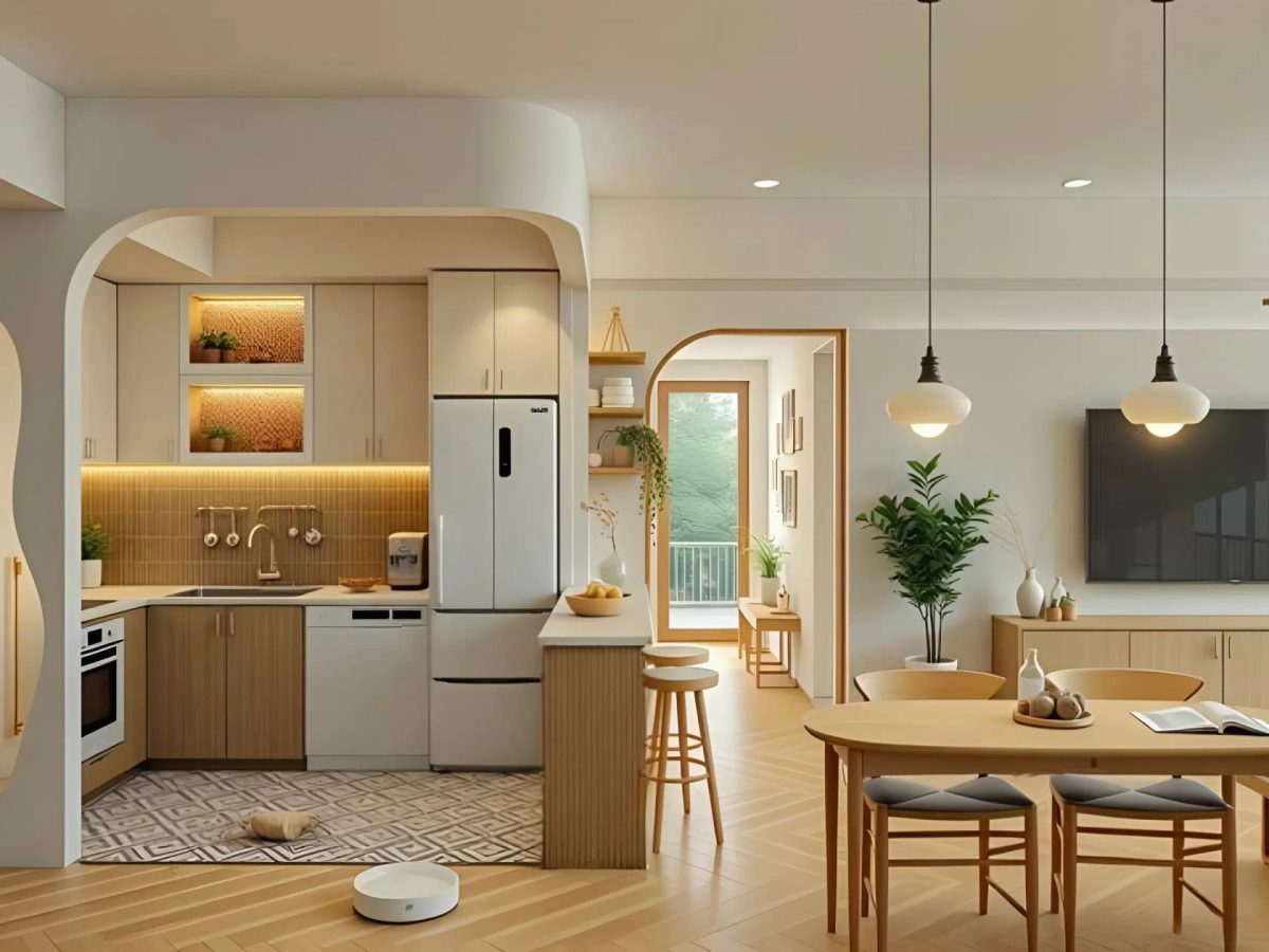 Thiết Kế Bếp Chung Cư Hiện Đại Mới Nhất 2025
