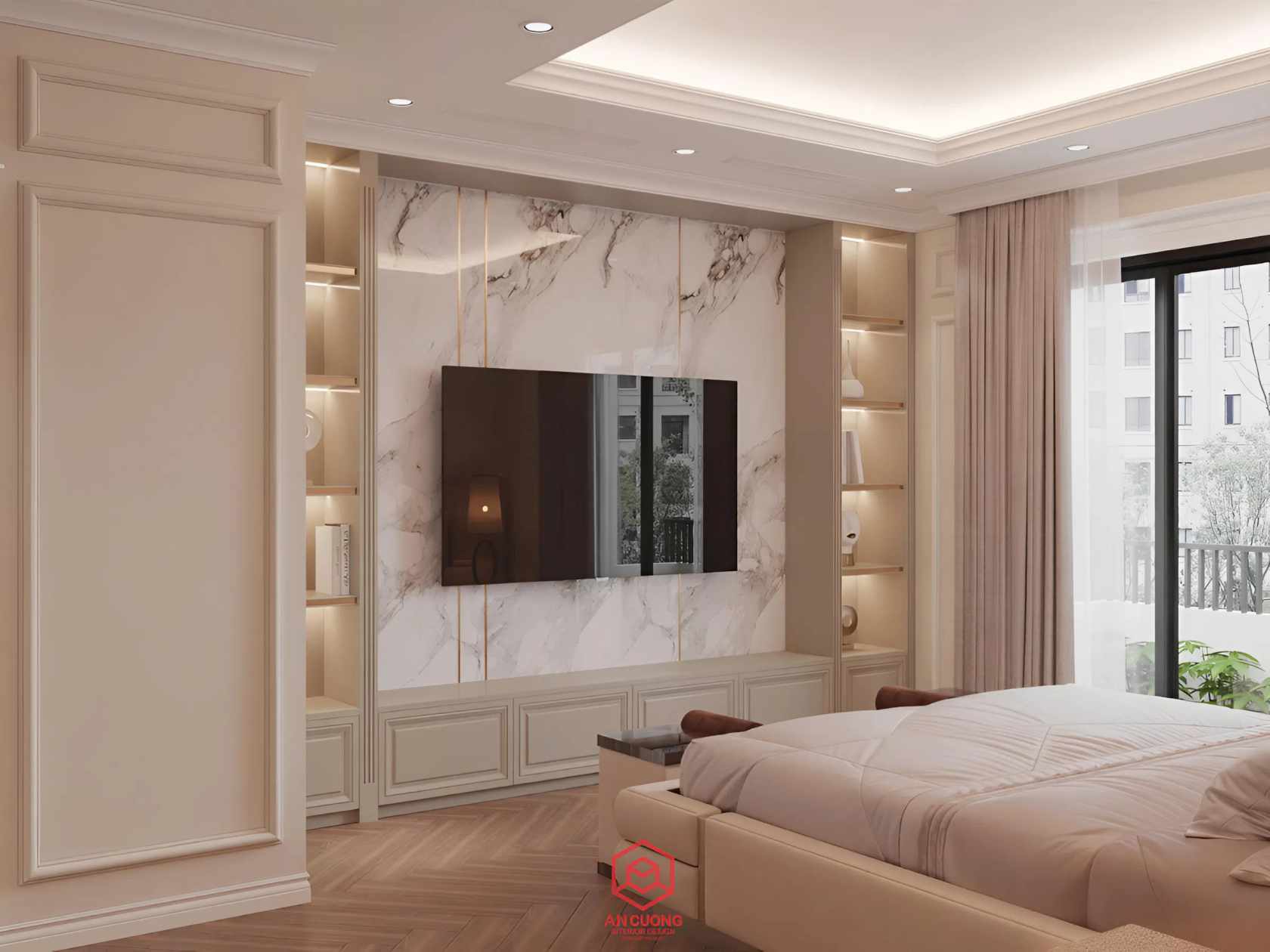 Thiết Kế Và Thi Công Nội Thất Phòng Ngủ Nhà Phố Tại Hà Đông