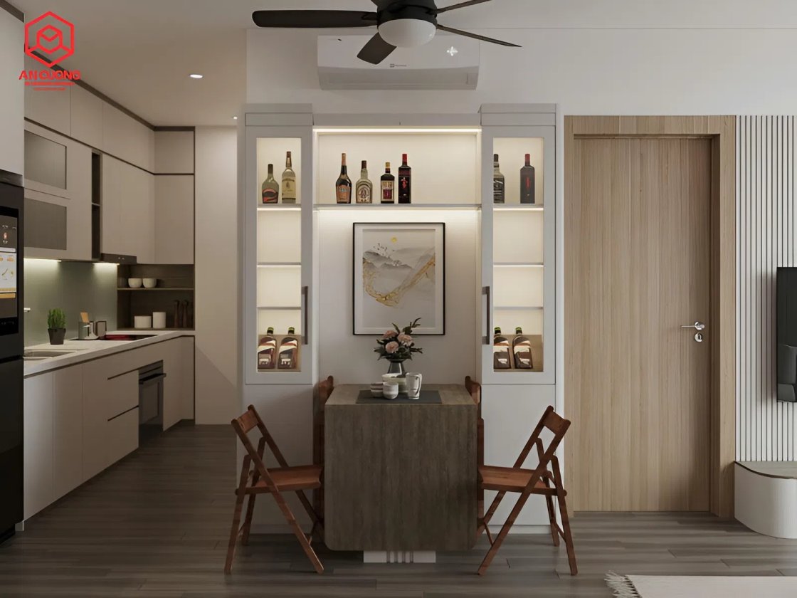 Nội Thất Chung Cư 2 Phòng Ngủ 70m2 Đẹp, Hiện Đại 2025