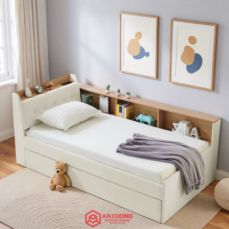 thiết kế phòng ngủ cho bé gái 10 tuổi