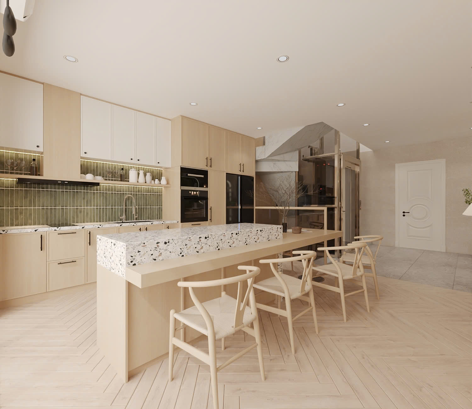 phối cảnh 3d biệt thự vinhomes vũ yên