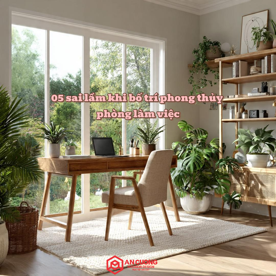 Phong Thủy Phòng Làm Việc: 5 Sai Lầm Phổ Biến Khiến Bạn Mất Tài Lộc