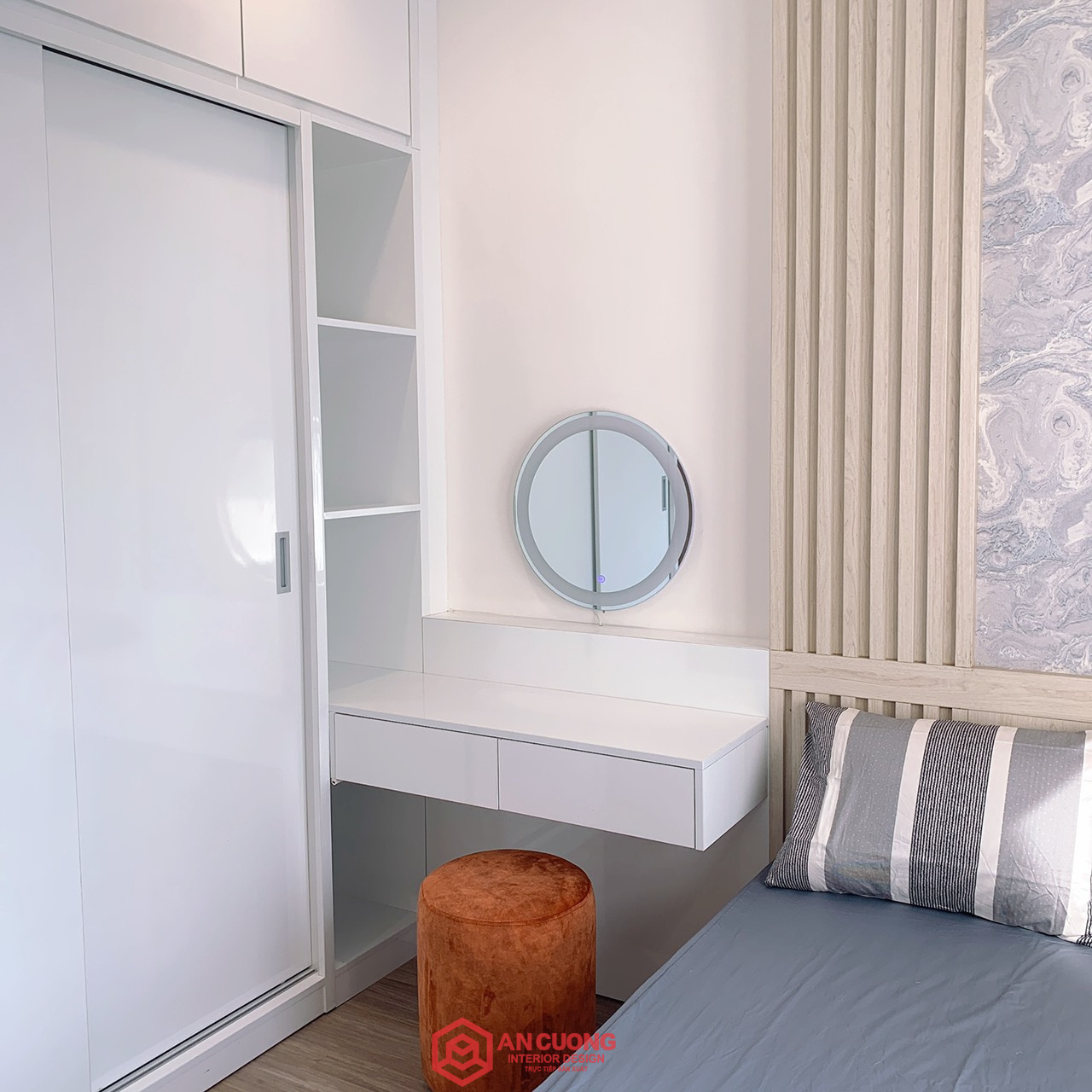 Thiết kế nội thất chung cư 1 phòng ngủ do Nội thất An Cường thi công