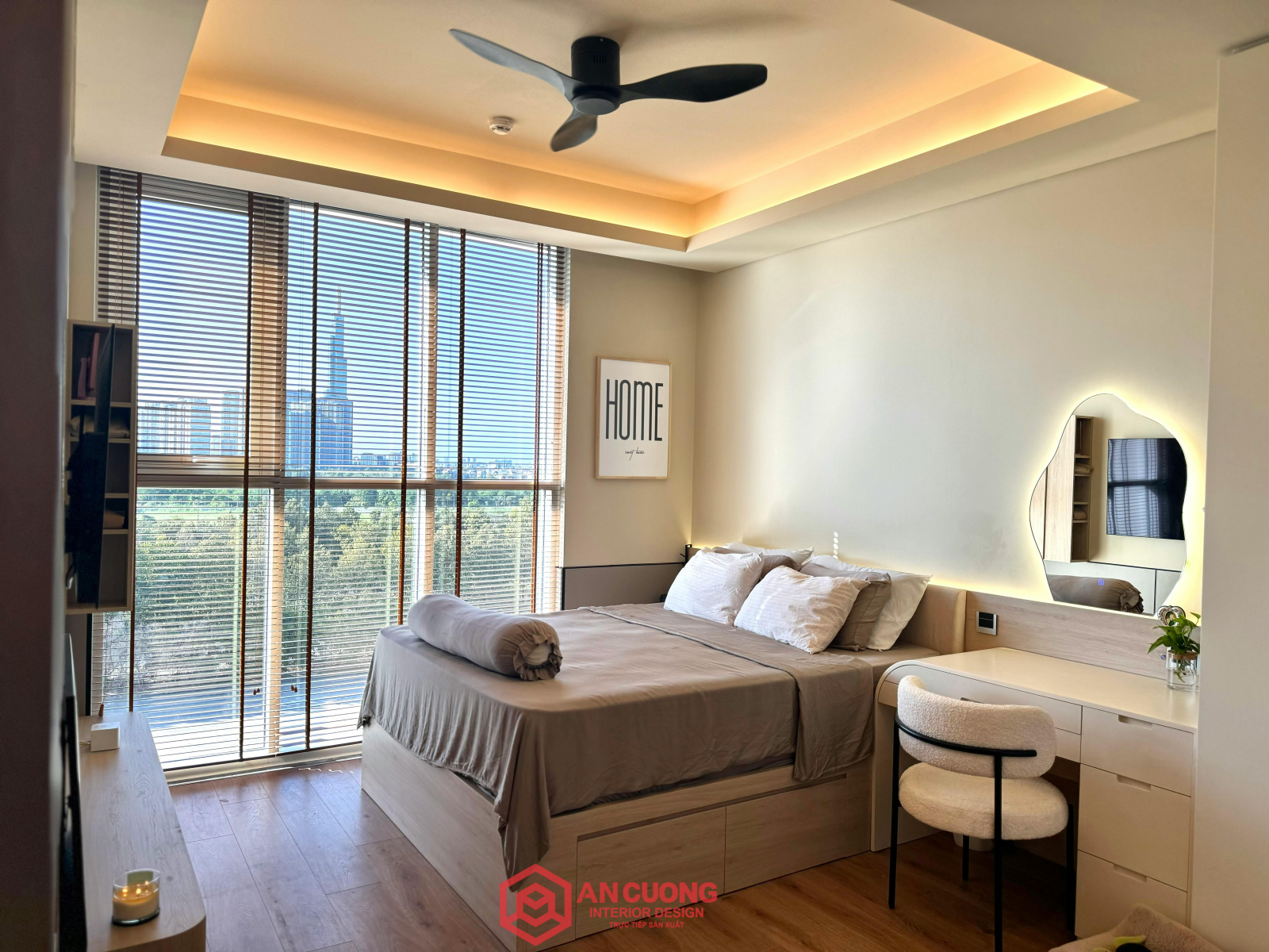 Thiết kế nội thất chung cư 1 phòng ngủ