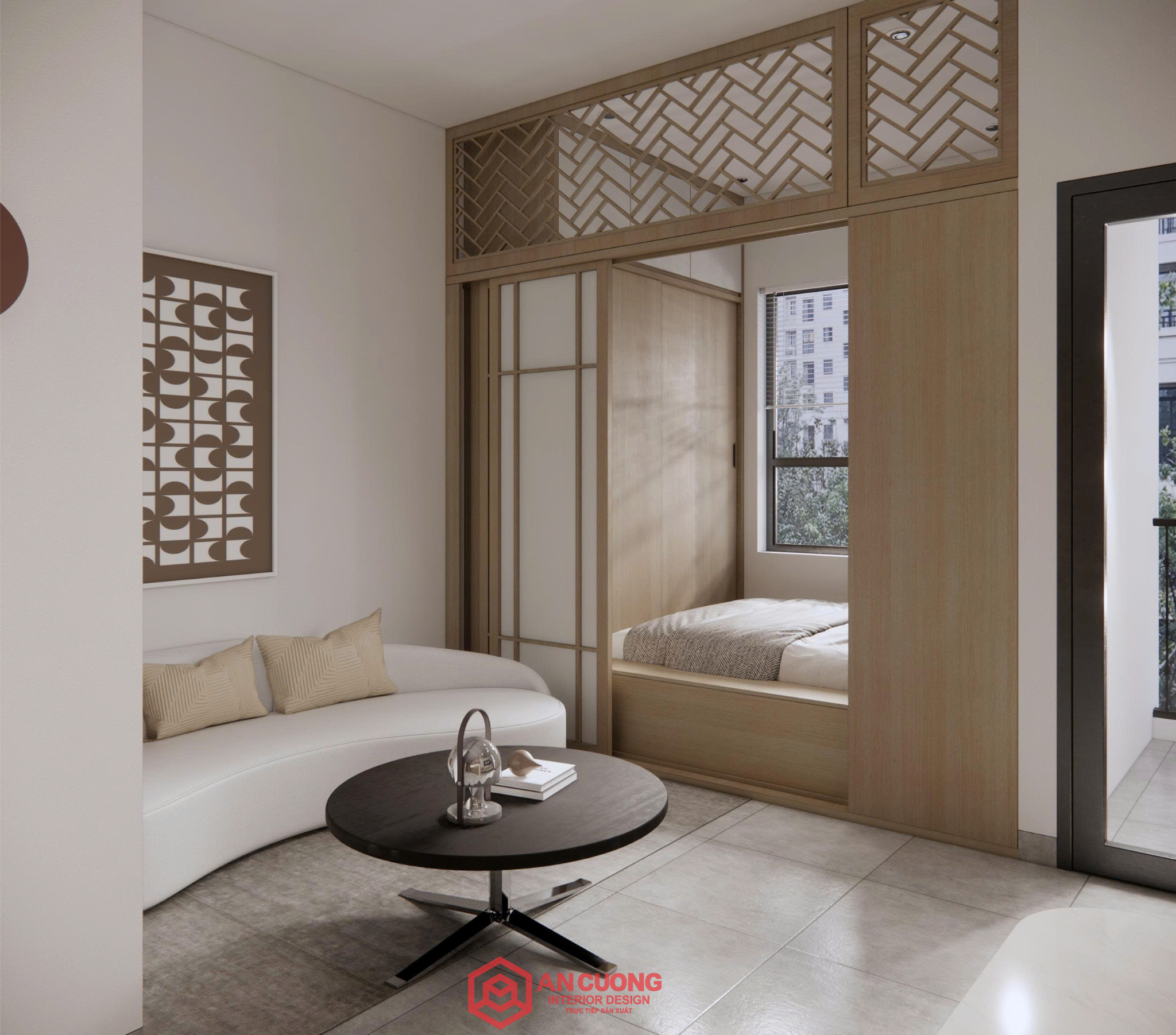 Căn hộ studio do Nội thất An Cường thực hiện