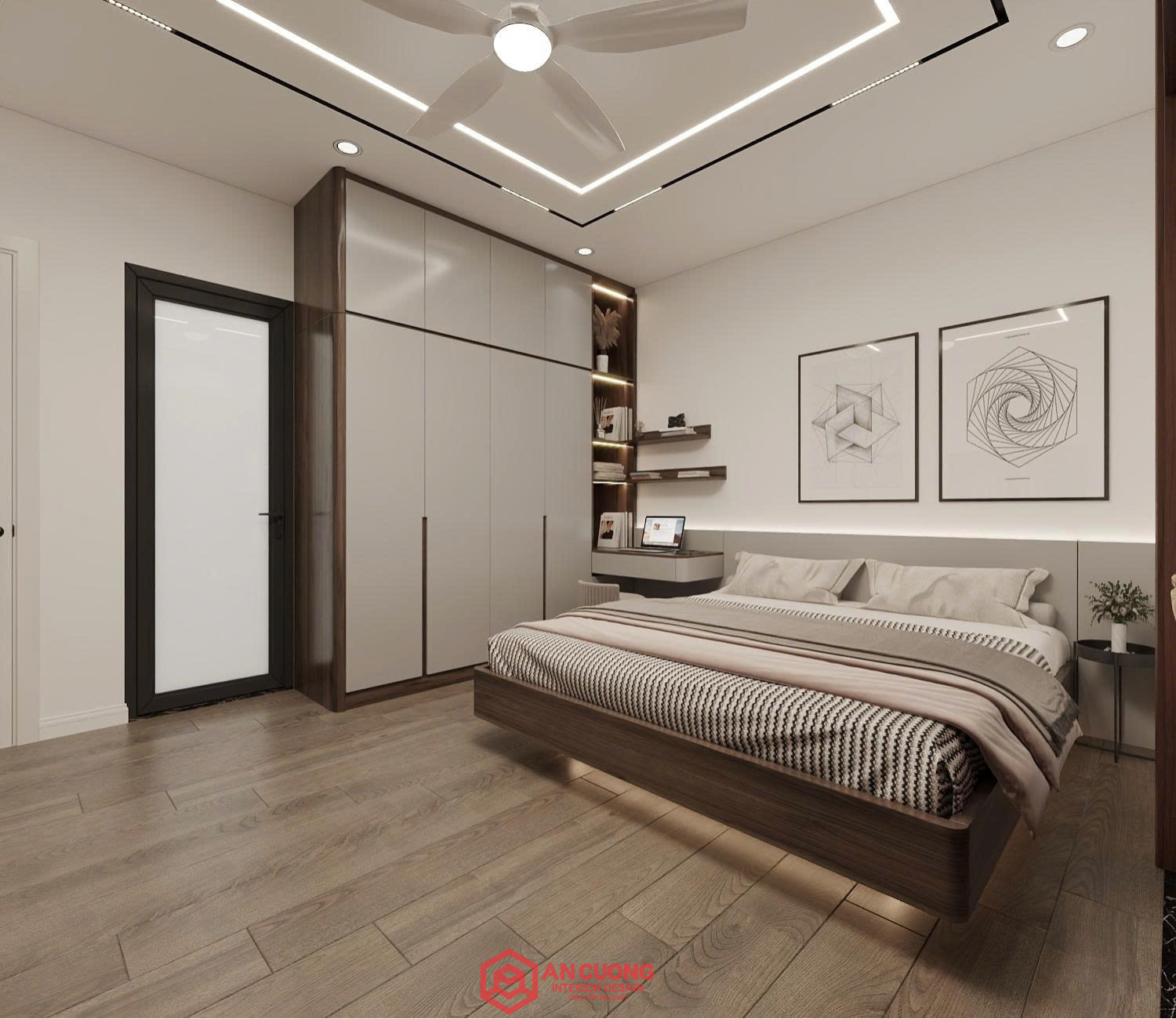 Thiết kế nội thất nhà ở Hưng Yên do Nội thất An Cường thực hiện