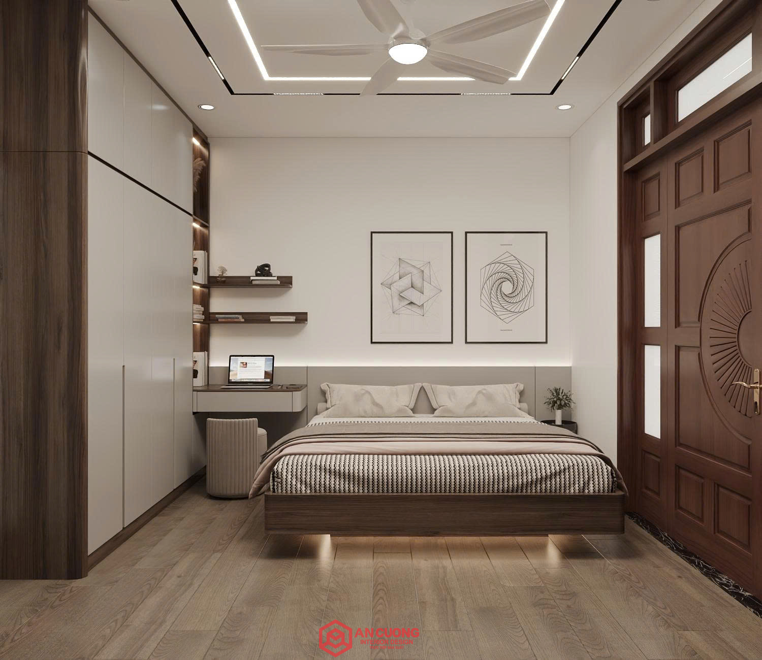 Thiết kế nội thất nhà phố Hưng Yên do Nội thất An Cường thực hiện