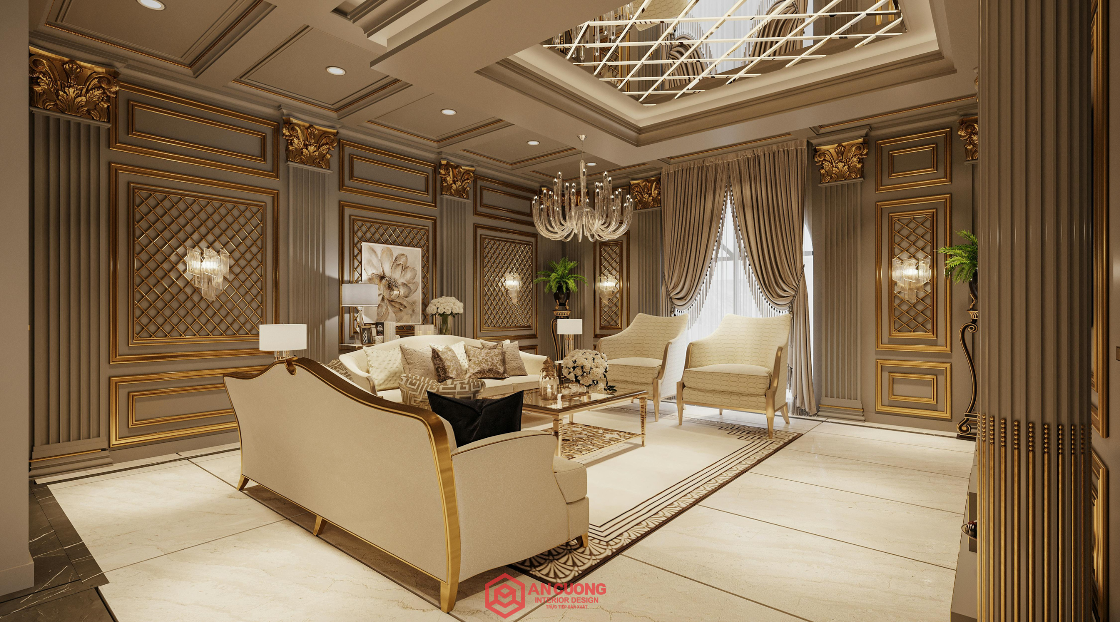 Thiết kế nội thất biệt thự
