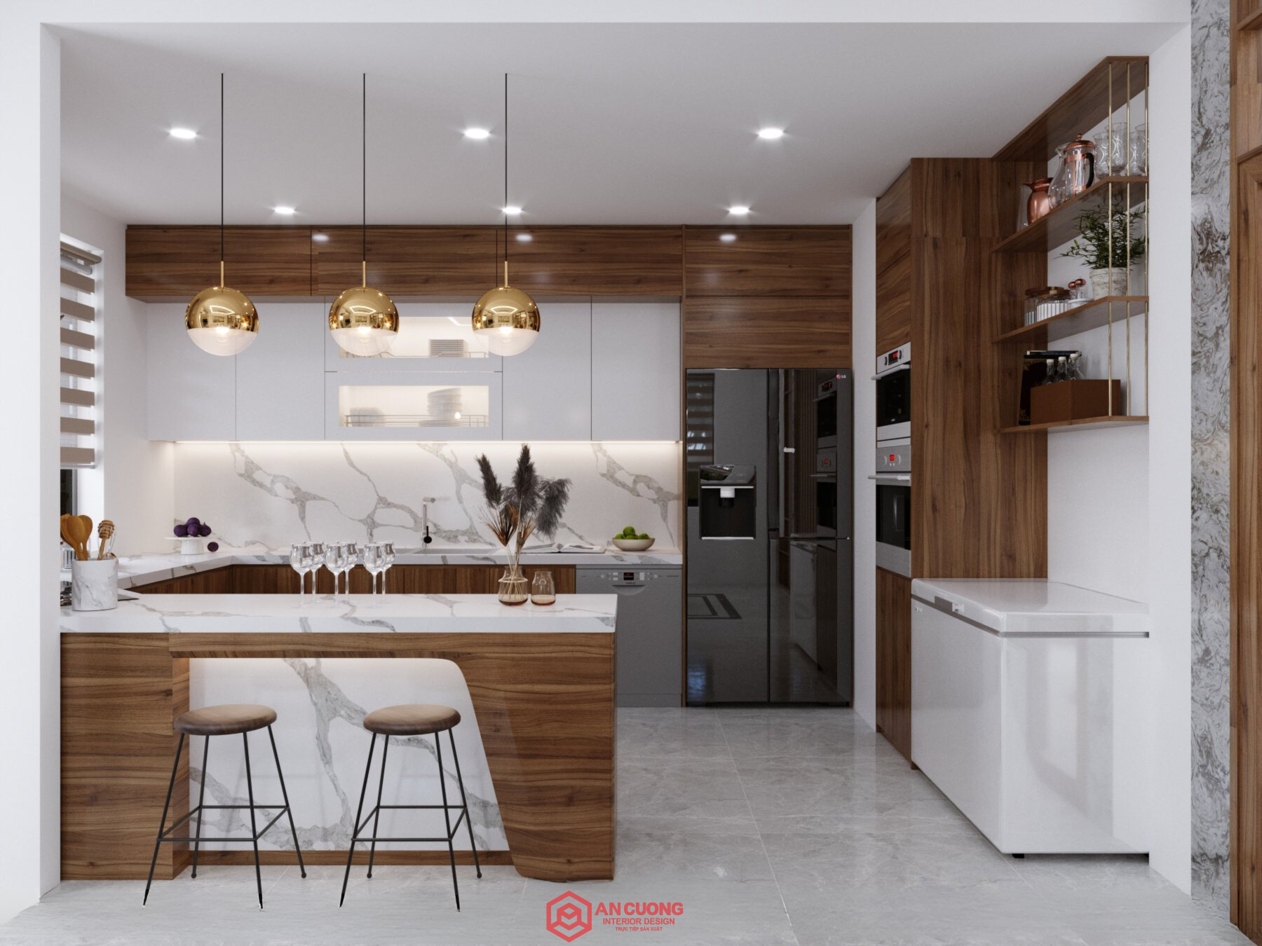 Biệt thự gỗ óc chó