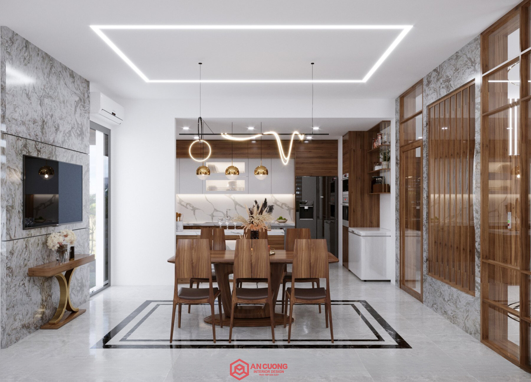 Biệt thự gỗ óc chó