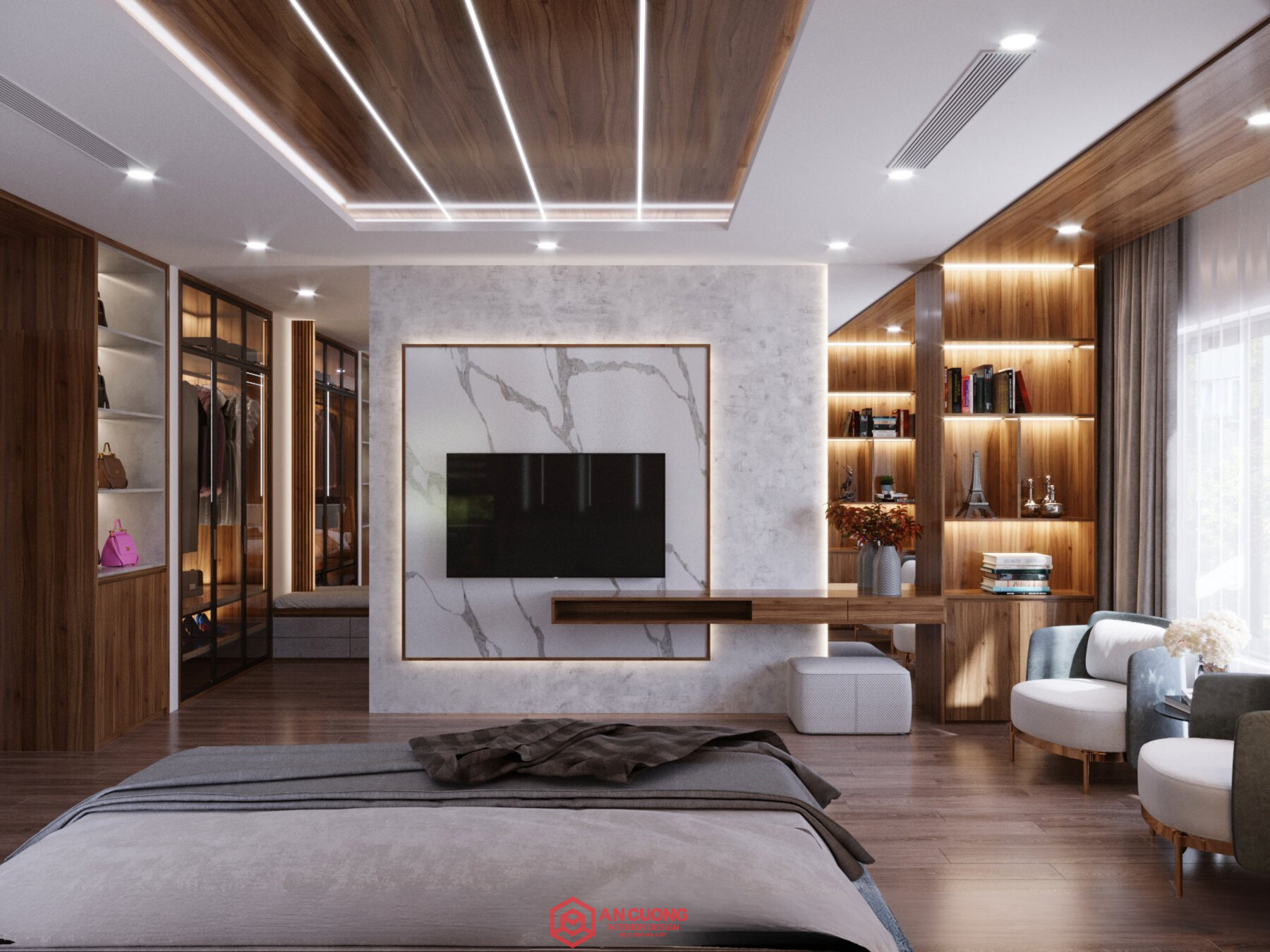 Biệt thự gỗ óc chó