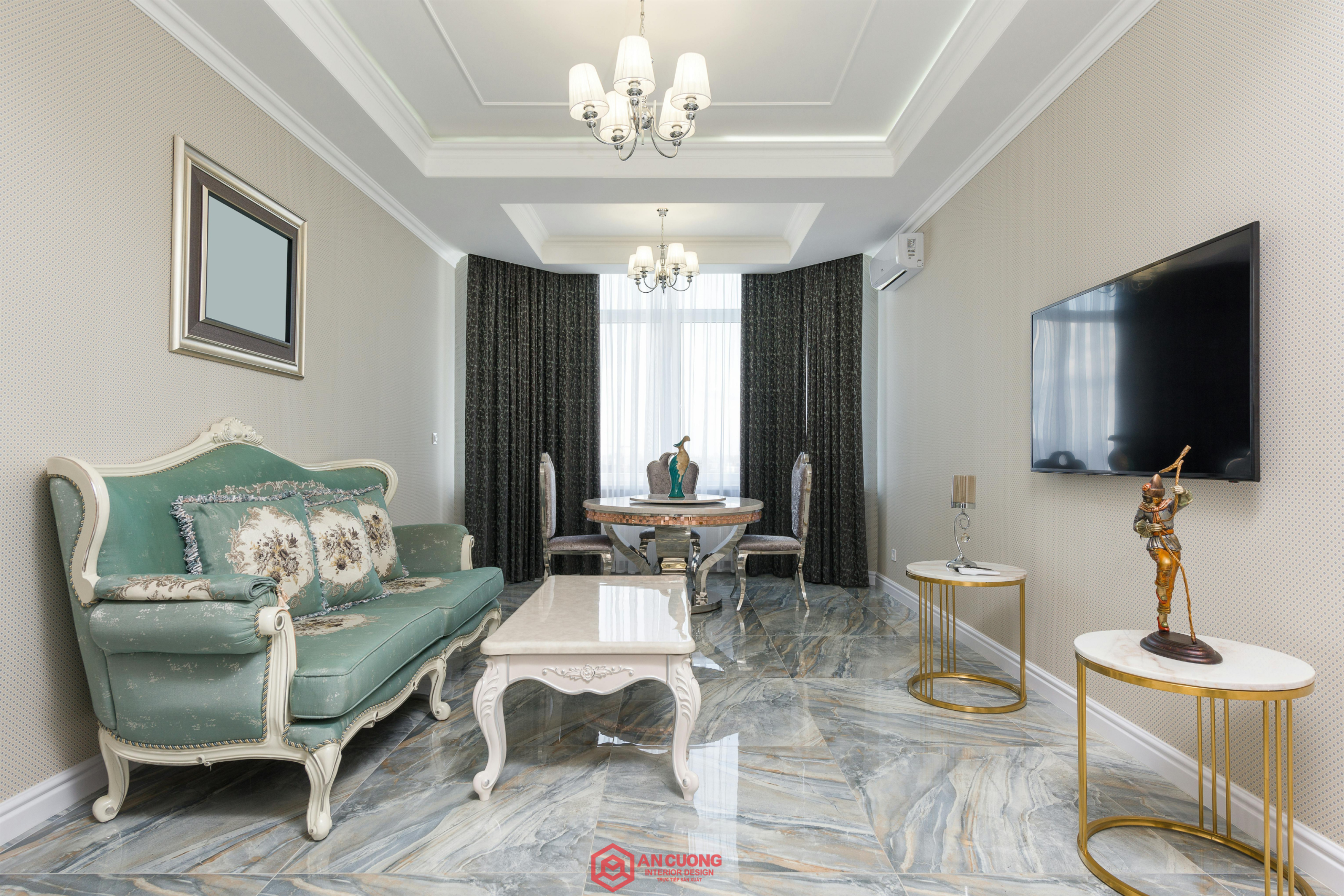 Phòng khách tân cổ điển