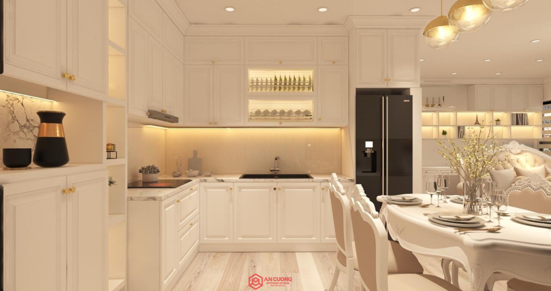 Phòng bếp Tân cổ điển