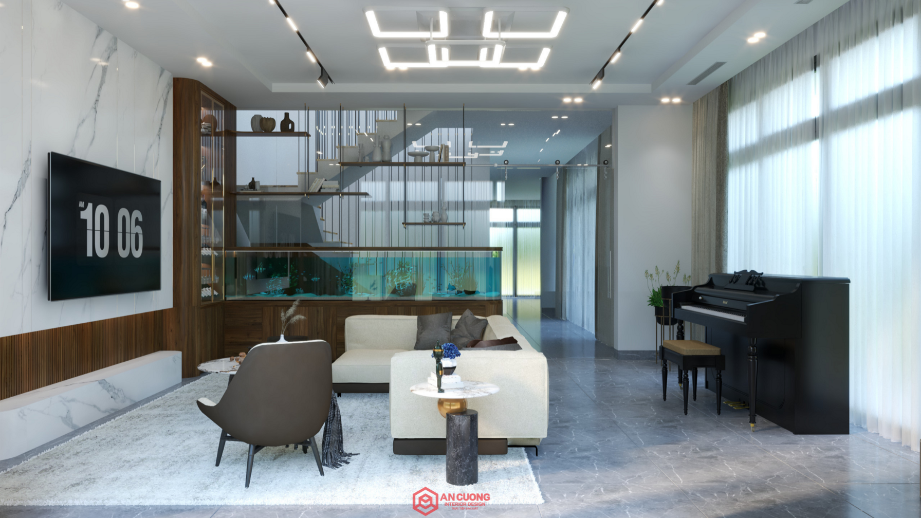 Thiết kế nội thất nhà phố