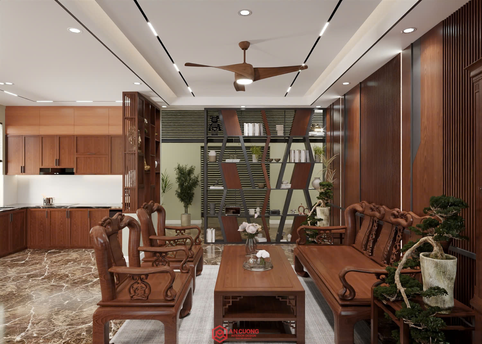 Thiết kế nội thất nhà phố