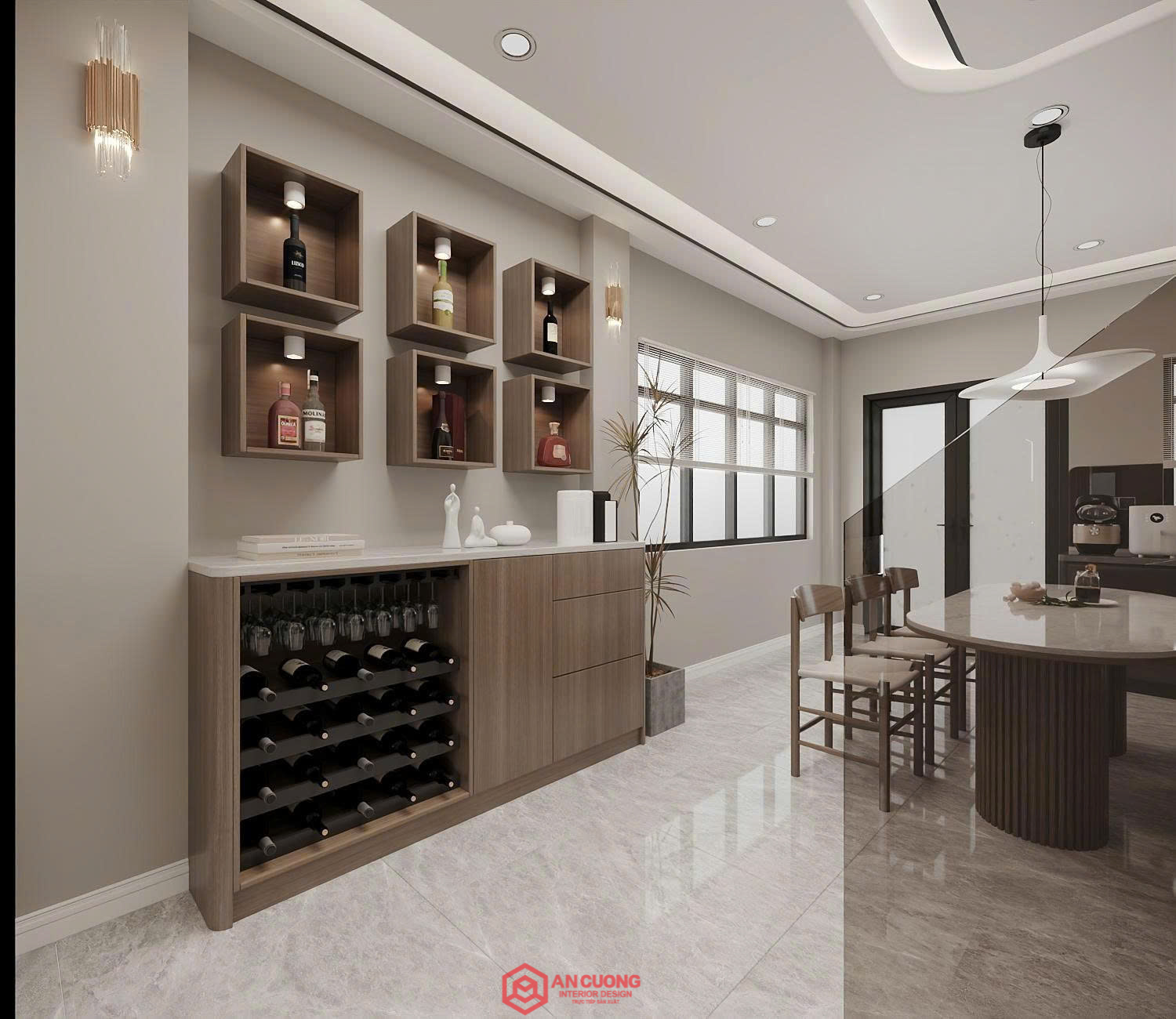 Nội thất nhà phố hiện đại