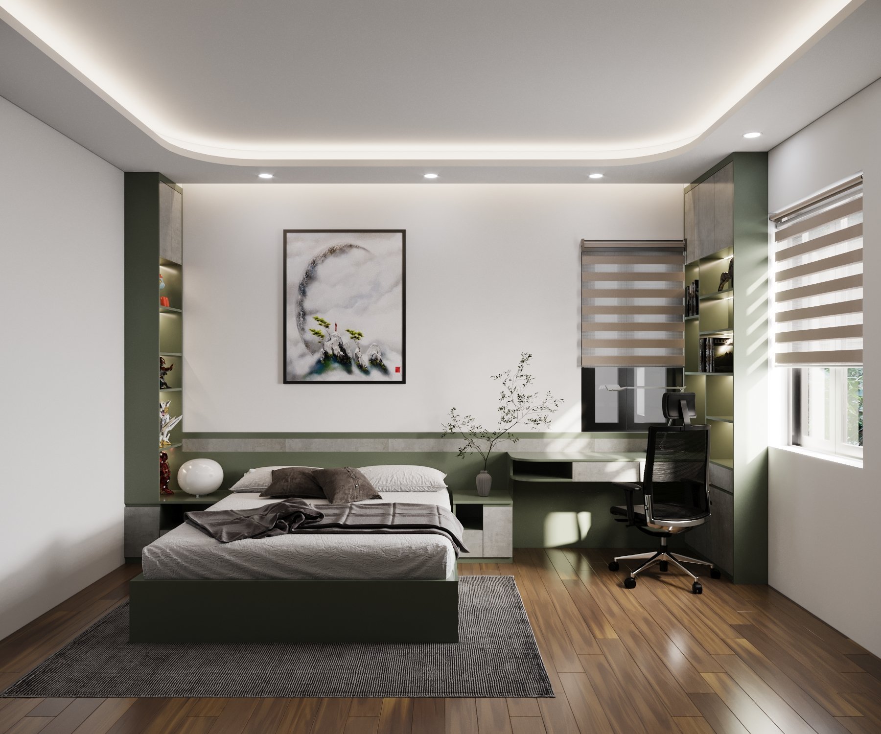 Combo nội thất phòng ngủ gỗ An Cường