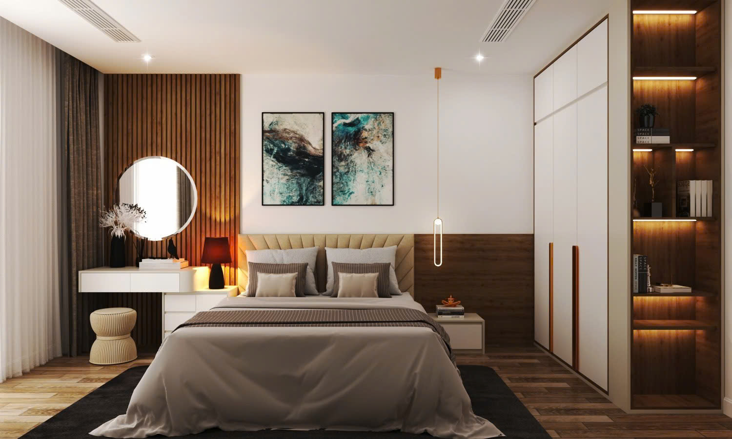 Combo nội thất phòng ngủ gỗ An Cường