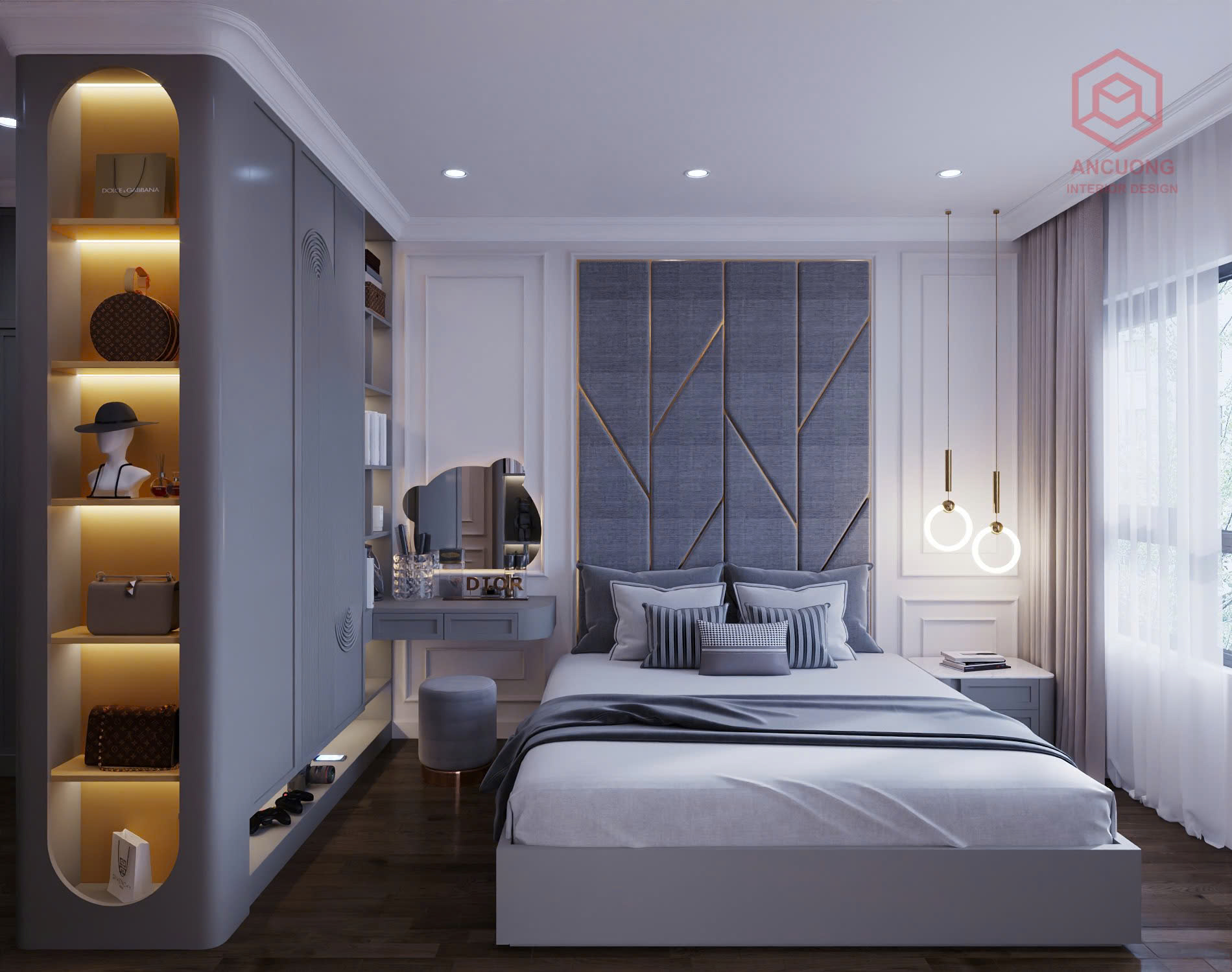 Combo nội thất phòng ngủ gỗ An Cường