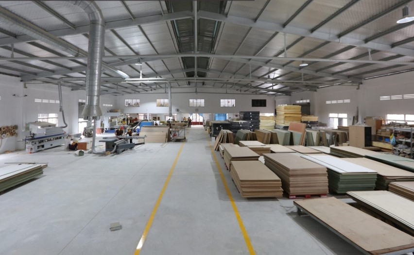 Xưởng sản xuất nội thất gỗ công nghiệp An Cường quy mô 2.000m²