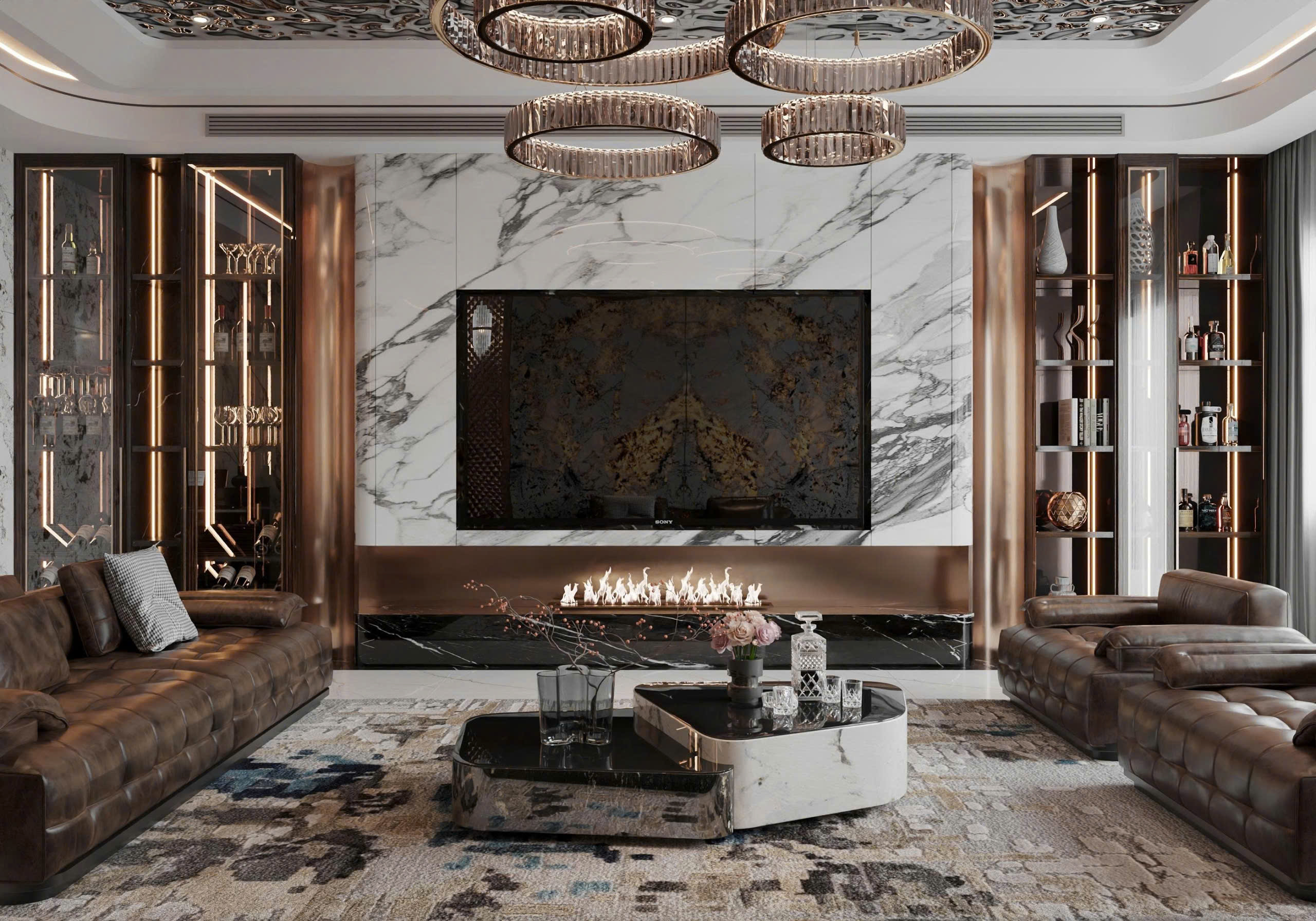 Nội thất biệt thự Luxury cao cấp