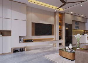 Tổng quan công trình hoàn thiện nội thất nhà phố Hà Đông