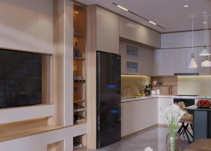 Phòng bếp nhà phố Hà Đông - Anh Tú