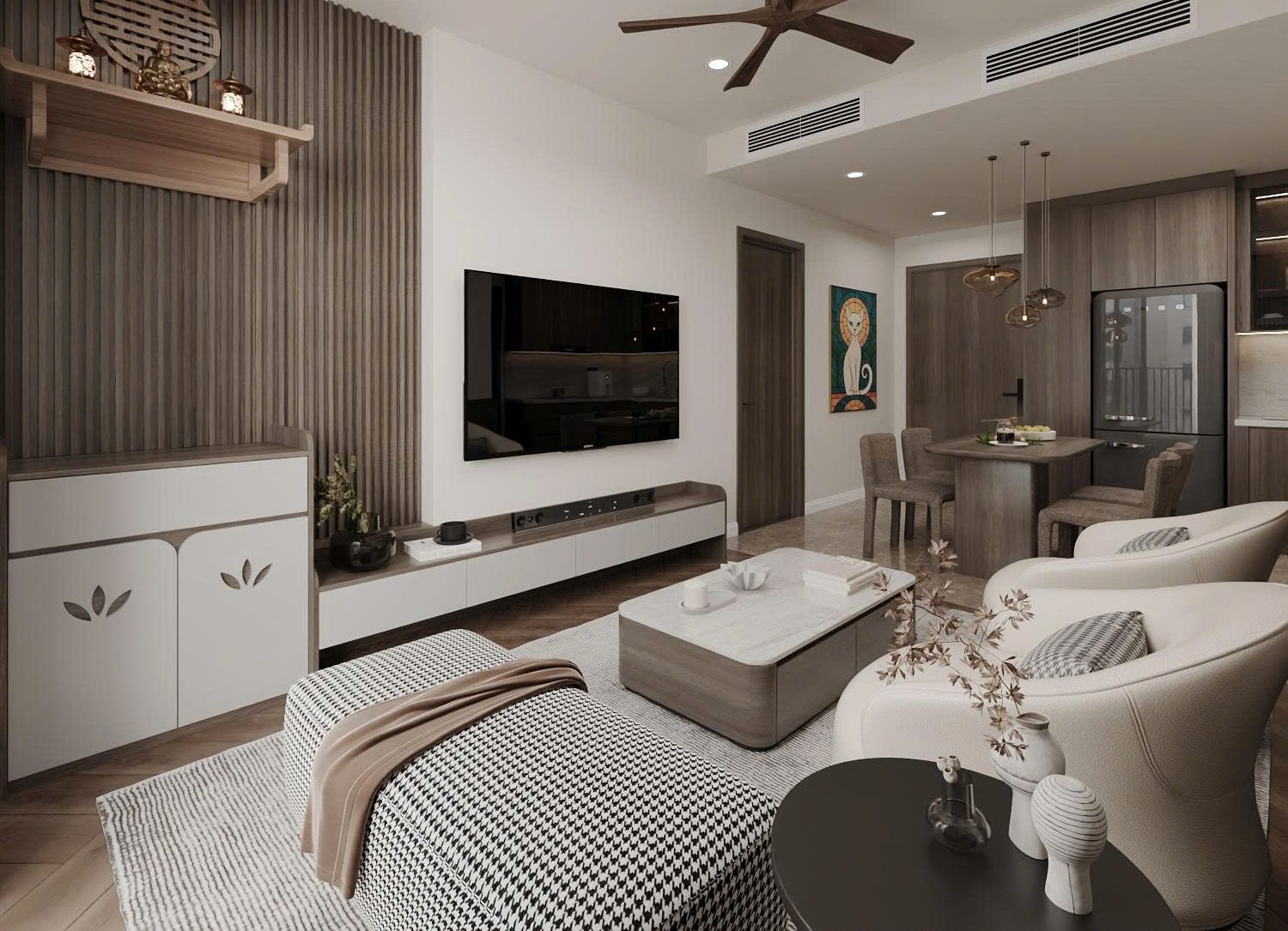 Thiết kế nội thất căn hộ Lumiere – Không gian hiện đại, tinh tế và tiện nghi